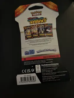 VERY HEAVY - 31.82g - Pokemon Surging Sparks Sleeved Booster Pack - SEALED! - Image 3