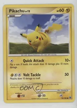 Pikachu Pokemon Diamond & Pearl Majestic Dawn #70 2008 - Image 1