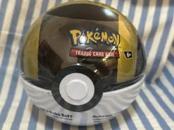 NEW! 2025 Pokemon Poke Ultra Ball Tin - 3 Pack & Coin Gold Factory Sealed HOT! - Image 1