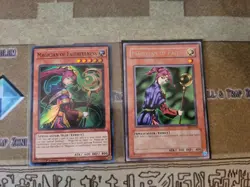 YUGIOH TCG MAGICIAN OF FAITH MRD RARE UNLIMITED + MAGICIAN OF FAITHFULNESS SUPER - Image 1