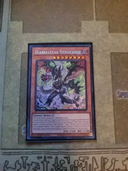 YUGIOH DIABELLSTAR VENGEANCE ALIN-EN011 SECRET 1ST ED NM - Image 1