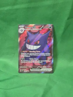 Gengar EX 193/162 Full Art Ultra Rare Temporal Forces Pokemon Card NM - Image 1