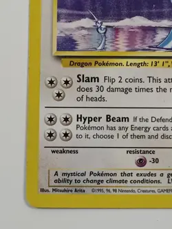Dragonair 18/102 Rare Base Set Pokemon Card - Image 4