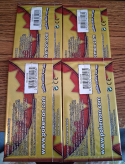 4 Different Art Work 2017 Sun & Moon Crimson Invasion 3 Card Booster Packs - Image 2