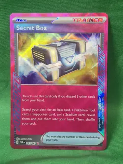 Pokemon TCG Trainer Card Secret Box 163/167 Holo Rare, Near Mint Condition - Image 1