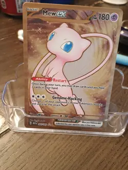 Mew EX #205 Metal Gold Card 2023 Scarlet & Violet 151 Card - Image 1