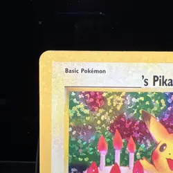 Pokemon Pikachu TCG Birthday Celebrations Holo Rare Card #24 - Image 2