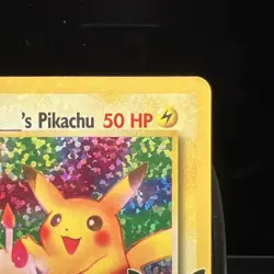 Pokemon Pikachu TCG Birthday Celebrations Holo Rare Card #24 - Image 3