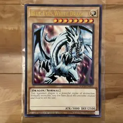 YuGiOh Blue Eyes White Dragon KACB-EN001 Promo Jumbo Card Kaiba Konami - Image 1