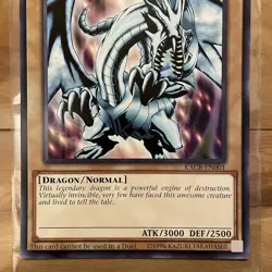 YuGiOh Blue Eyes White Dragon KACB-EN001 Promo Jumbo Card Kaiba Konami - Image 3