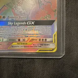 Pokemon Card Moltres & Zapdos & Articuno GX (Secret) 69/68 Hidden Fates Holo NM - Image 5