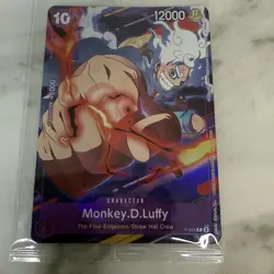 Monkey D Luffy CS Tournament Promo SEALED P-041 One Piece Card English - Image 2