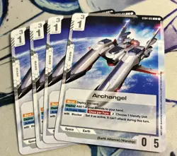 Archangel - ST04-015 NM - Gundam TCG Card Game Playset Of 4 - Image 1