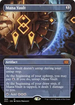 Mana Vault (Borderless) - Near Mint MTG Double Masters 2022 - Image 1