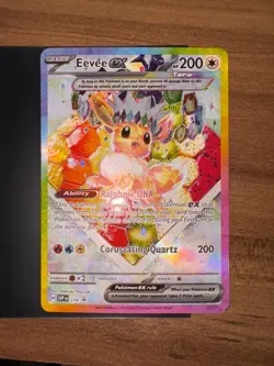 Eevee ex 174 Sv: Pokemon Scarlet & Violet Promo Cards Holo Prismatic Evolutions - Image 1