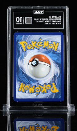 🔥 Charizard ex #161 Pokemon SV Promo Card Holo TAG graded Gem Mint 10 🔥 - Image 2
