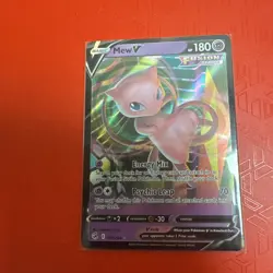 Pokemon TCG Mew v 2025 SWSH08 Fusion Strike Ultra Rare Holo Card #113/264 - Image 1