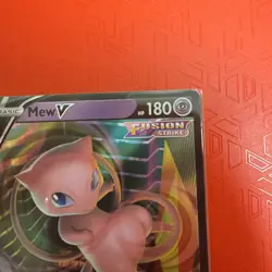 Pokemon TCG Mew v 2025 SWSH08 Fusion Strike Ultra Rare Holo Card #113/264 - Image 2
