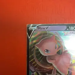 Pokemon TCG Mew v 2025 SWSH08 Fusion Strike Ultra Rare Holo Card #113/264 - Image 3