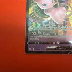 Pokemon TCG Mew v 2025 SWSH08 Fusion Strike Ultra Rare Holo Card #113/264 - Image 4