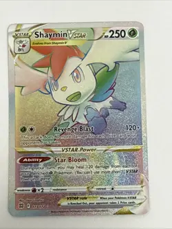 Pokemon Card Shaymin VSTAR 173/172 Secret Rare Brilliant Stars Near Mint - Image 1