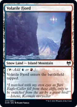 Volatile Fjord - Kaldheim - Near Mint - Image 1