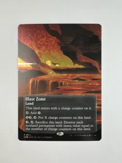 Blast Zone (0137) (Borderless) (Galaxy Foil) Edge of Eternities: Stellar Sights - Image 1