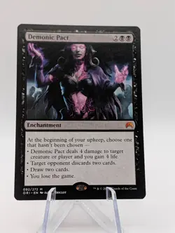 Magic the Gathering | Demonic Pact | Non Foil | NM/LP - Image 1