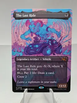 The Last Ride DFT Aetherdrift MTG 308 MYTHIC BORDERLESS M/NM - Image 1