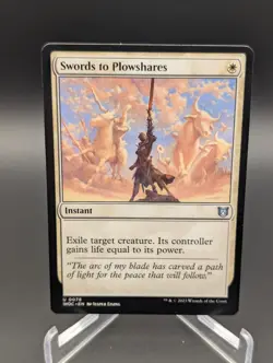 Swords to Plowshares Commander: Wilds of Eldraine Regular - Image 1