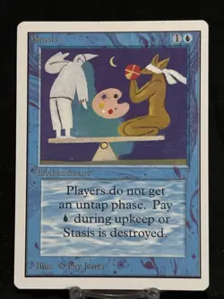 Magic the Gathering Unlimited Edition Stasis ~LP~ MTG - Image 1