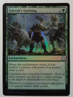 Garruk's Uprising *FOIL Uncommon* Magic MtG x1 Foundations - Image 1