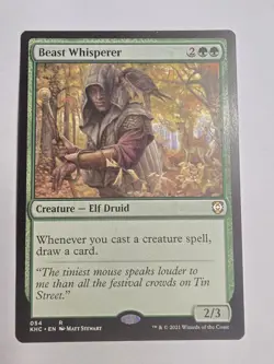Beast Whisperer Commander: Kaldheim Regular Magic The Gathering Mtg - Image 1
