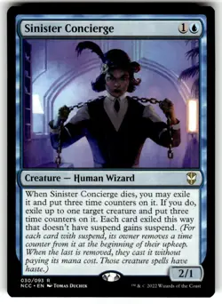 Sinister Concierge Commander: Streets of New Capenna Regular - Image 1