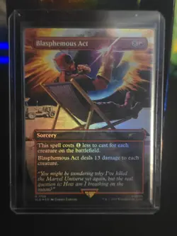 Blasphemous Act (1756) (Rainbow Foil) Secret Lair Drop Foil - Image 1