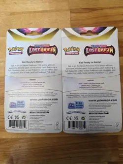 Pokemon Sword and Shield Lost Origin Blister Booster Pack Set of 2 New Sealed - Image 2