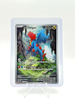 Pokemon TCG White Flare Druddigon Card 151/086 IR English NM Condition - Image 1
