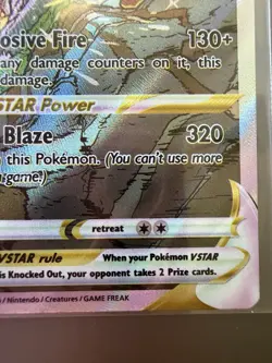 Pokemon TCG Charizard VSTAR SWSH262 Black Star Promo Cards Holo MINT - Image 5
