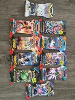 X10 Pokemon TCG Scarlet And Violet Base Set Booster Packs - Image 1