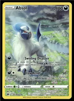 ✅Pokemon Absol GG16/GG70 Crown Zenith: Galarian Gallery Ultra Rare✅NM✅B2DY✅ - Image 1