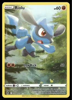 ✅Pokemon Riolu GG26/GG70 Ultra Rare Crown Zenith Galarian Gallery✅Near Mint✅B2BU - Image 1