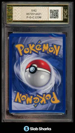 2000 POKEMON TEAM ROCKET FIRST EDITION #5/82 DARK DRAGONITE HOLO PGC 10 - Image 2