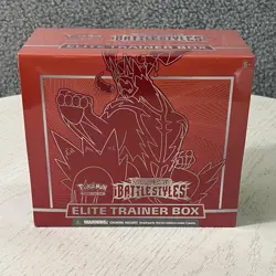 Pokemon Battle Styles Elite Trainer Box ETB Sword & Shield New Lot of 2 READ - Image 2