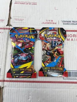 Pokemon TCG (2) Mega Evolutions Sleeved Booster Packs - Lot Of 2 - Image 2