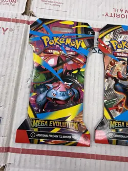 Pokemon TCG (2) Mega Evolutions Sleeved Booster Packs - Lot Of 2 - Image 3