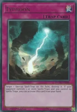 Yugioh - Typhoon (Ultra Rare) (1st Edition) - DUDE-EN046 P - Image 1
