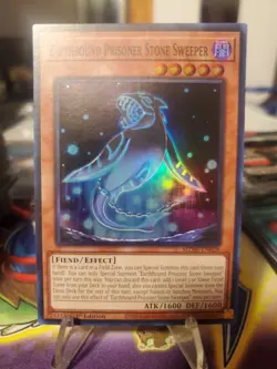 Earthbound Prisoner Stone Sweeper MZMI-EN028 Maze of Millennia 1st Ed Super Rare - Image 1