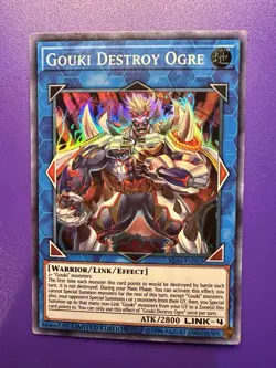 GOUKI DESTROY OGRE IGAS-ENSE2 SUPER RARE LIMITED EDITION YU-GI-OH - Image 1