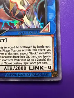 GOUKI DESTROY OGRE IGAS-ENSE2 SUPER RARE LIMITED EDITION YU-GI-OH - Image 4