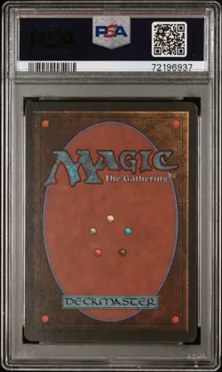 1995 MAGIC: THE GATHERING PROMO BOOK CARD MANA CRYPT PSA 9 - Image 2